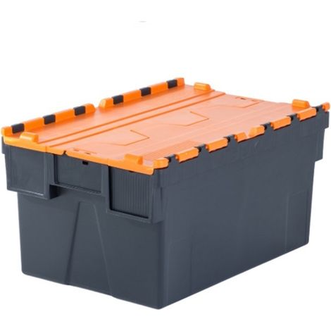 PROVOST - Bac navette gerbable et emboîtable Provost - 600 x 400 mm - Orange