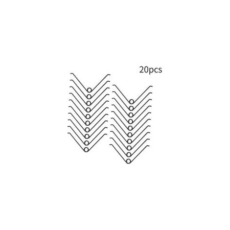 20 pièces Ressorts V Acier Inoxydable pour Sécateur de Rechange pour Outils de Jardinage Ressorts Torsion pour Cisailles et Coupe-branches (1/5)