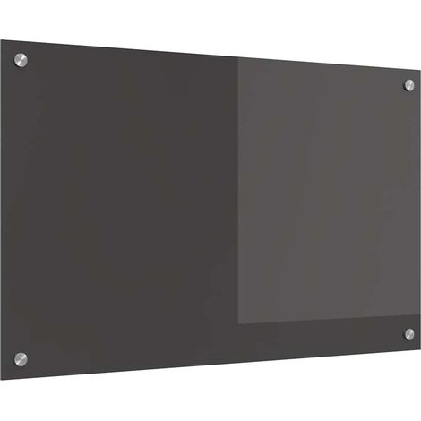 Protection de cuisine Gris foncé 80 x 50 x 0,6 cm verre trempé CFW23711 (1/5)