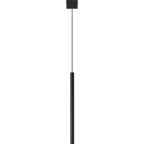 Suspension Noir Métal Ø2,5cm étroit G9 PETERA (1/4)
