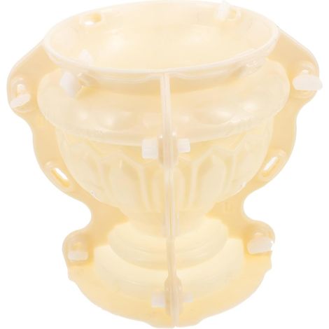 Moule Plastique Épaissi pour Fabrication de Pots de Fleurs DIY Moule Hexagonal pour Jardinière Béton Modèle et Facile à Démouler pour Créations Familiales et Activités Créatives (1/5)