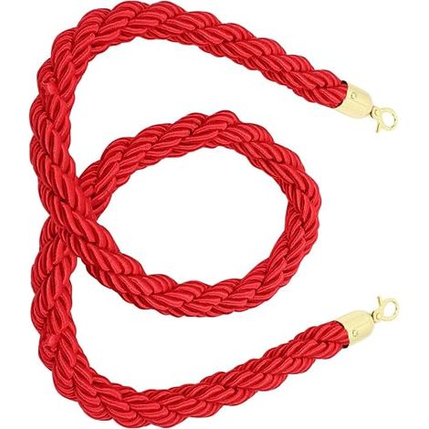 Barrier Cord 1.5 m Braided Rope with Hooks (1/5)