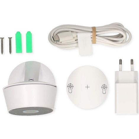 Nedis SmartLife Innenkamera / 3MP Full HD 1296p / Cloud Storage (optional) / microSD (not enthalten) / Onvif / Nachtsicht / Weiss