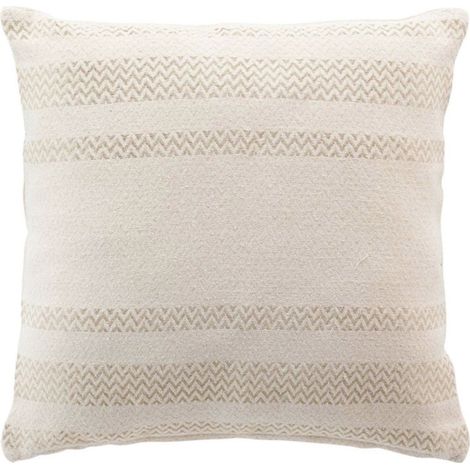 Coussin Déco "Doreline" 40x40cm Beige (1/5)