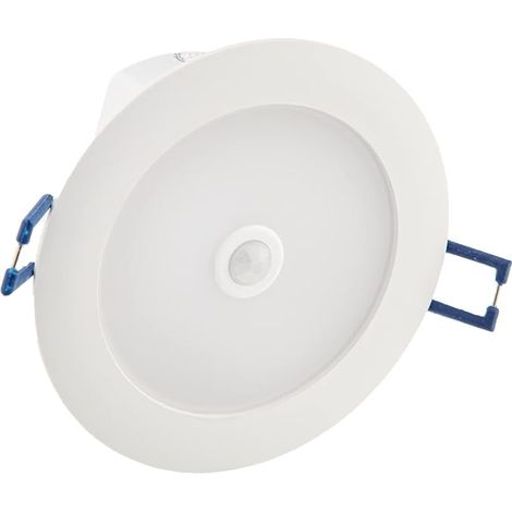 LED Downlight 6 W 900 lm Warm White with PIR Motion Sensor - Recessed Spotlight - 86 mm - Indoor - 3000 K - 230 V - Bedroom - Bedroom (1/5)