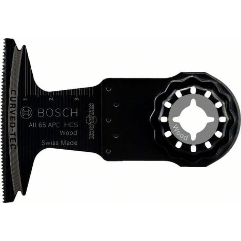 Bosch Professional 1x Hoja de sierra de inmersión HCS AII 65 APC Wood (para madera blanda, 40 x 65 mm, accesorios Multiherramienta) (1/4)
