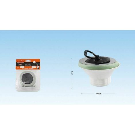 Trade Shop - Ablaufkappe für Waschbecken und Bidet, Durchmesser 9 cm x 5 cm, Abfluss 52553 -