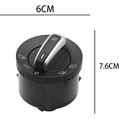 Le modèle 5ND941431A convient au commutateur de commande des phares et au commutateur des feux de brouillard des Volkswagen Jetta Golf. (1/4)