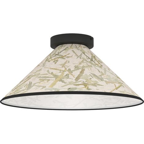 [GEBRAUCHT] B-Ware Eglo Deckenleuchte Lampe Oxpark LED Leuchte dimmbar grün/weiß/schwarz Ø42cm (1/2)