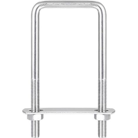 Supports Arrimage U-Boulons M12 Inox, 60x150mm Contre-Plaque Écrous, Pour Remorque Camion (1/5)