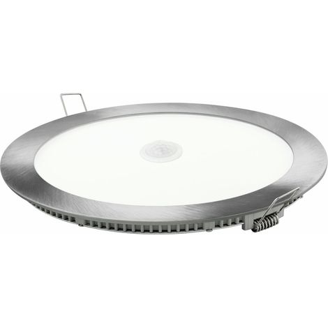 Downlight led redondo sensor matel plata 18w 6400K (1/3)