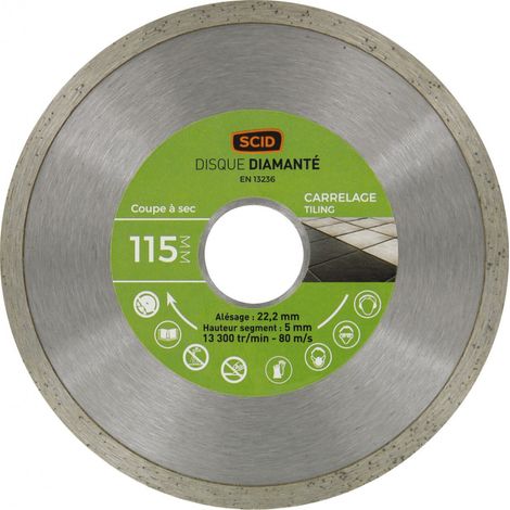Disco per piastrelle entry-level 115 22,23