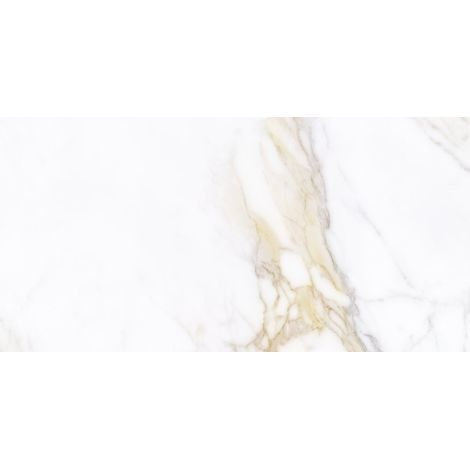 Carrelage sol et mur effet marbre brillant Hotel luxe Gold poli 60x120 cm - Réflex boutique