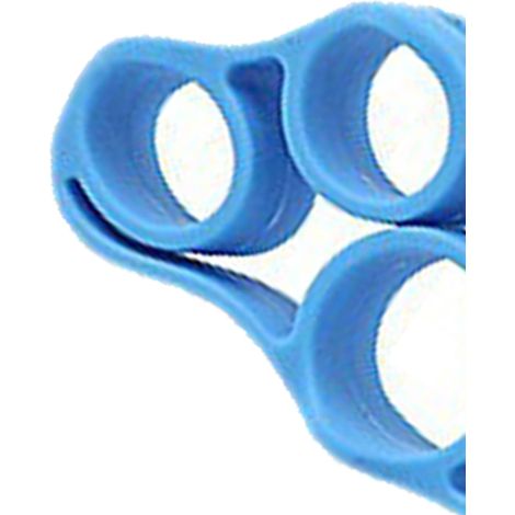 Étireur de doigts - Améliore la force et la flexibilité - Renforce les muscles - Appareil portable en silicone pour une meilleure prise en main - 3 kg - Bleu (1/5)