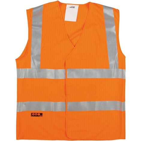 Gilet de travail Silex haute visibilité orange taille L - T2S
