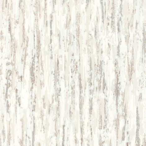 Papier peint uni blanc gris beige Papier peint discret effet vieilli pour couloir et entrée Papier peint mural uni avec vinyle subtil (1/2)