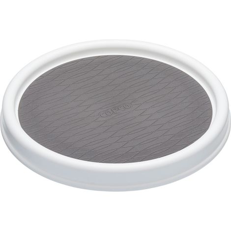 COPCO Organiser de Armadio, bianco/grigio, a un piano (23 cm)