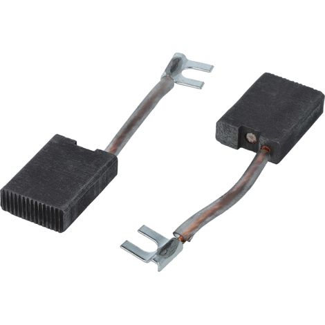 vhbw 2x Kohlebürste 6,3 x 16 x 22,5 mm kompatibel mit Bosch GRW 18-2E Winkelschleifer, Handkreissäge