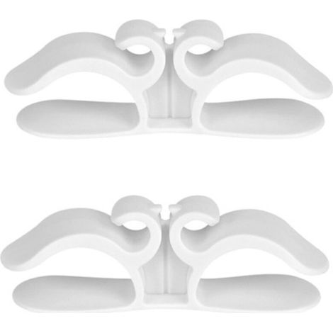 Organisateur de cordon de cuisine, 9,6 x 3 cm, petit enrouleur de cordon multifonctionnel pour appareils de cuisine, blanc, 2 pièces.