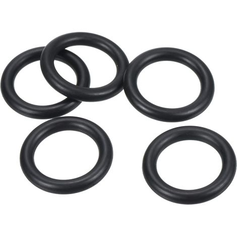 Joint Torique Nitrile Caoutchouc 35mm OD 25mm ID 5mm Largeur, 20 Pcs Métrique Scellage Joint pour Robinet Plomberie Automobile Réparation, Noire (1/5)