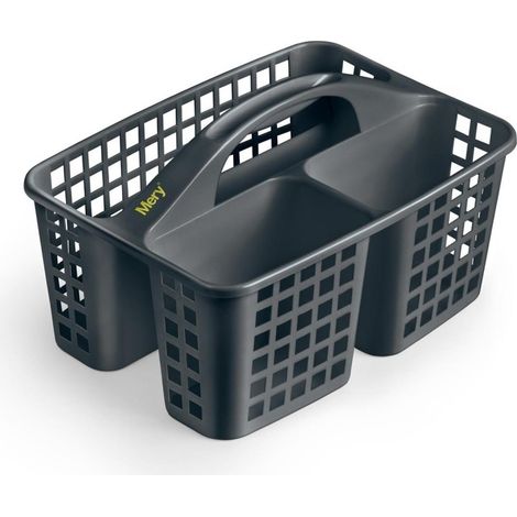 Cesta de 3 compartimentos para productos de limpieza - Mery (1/5)