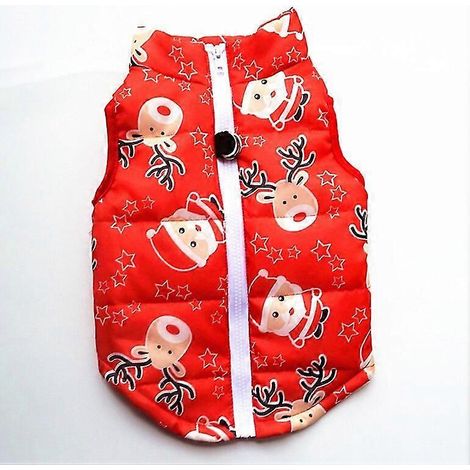 Ropa cálida para perros pequeños, cortavientos, abrigo de invierno para mascotas, chaqueta acolchada, ropa para cachorros, chaleco, ropa para Yorkshire Terrier y Chihuahua 5 (1/5)