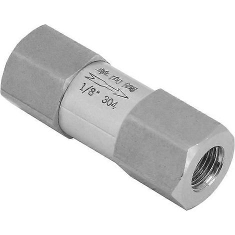 Sechseckiges Schlitzrückschlagventil aus Edelstahl 304, hohe Temperatur- und Druckbeständigkeit (1/8" BSPP) (1/4)