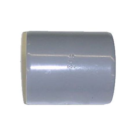 Wavin – Manchon à butée PVC 63 mm – Raccord d'évacuation pour plomberie – Connexion fiable et durable – Applications assainissement