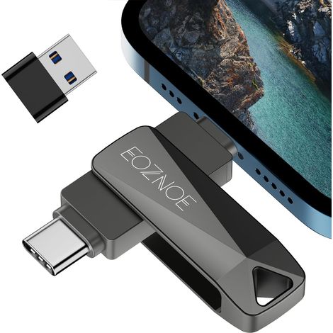 Clé USB 128Go pour iPhone/iPad/Android/Ordinateur/PC Plug & Play (1/5)