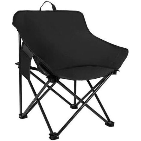 Chaise de camping pliante, chaise de randonnée portable, adaptée à la pêche et à la randonnée, ultra-légère et portable, livrée avec un sac de rangement. (1/5)