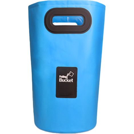 Seau pliable portable - Idéal pour le camping, les voyages, la randonnée, la pêche, le bateau et le jardinage - Seau pliable 15L/20L, pratique pour l'extérieur, pour la pêche, la voiture ou le poisson (1/5)