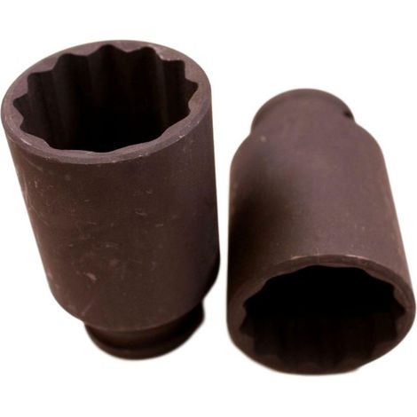 Douille à Choc 34mm 1/2 Pouce Cr-Mo 12 Pans - Qualité Industrielle