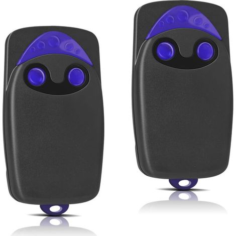 Télécommande FLO2R-S pour portail/garage - Code tournant 433,92 MHz - Compatible avec FLOXIR, FLOXR, FLOX2R, OXI, OX2 - Pile incluse