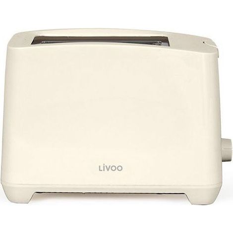 Grille-pain 2 fentes Livoo DOD162C 750 W Thermostat 7 niveaux Blanc cassé (1/2)