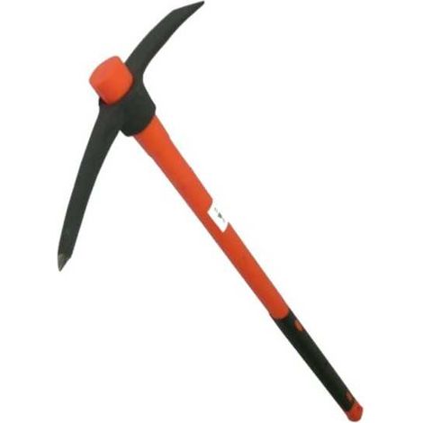 Pioche en acier avec manche en fibre - gr.1500