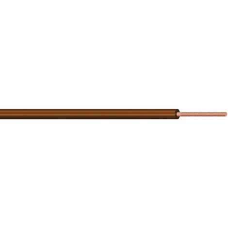 Electraline 13221 Cavo Unipolare FS17, Sezione 1 x 4 mm², Marrone, 10 m