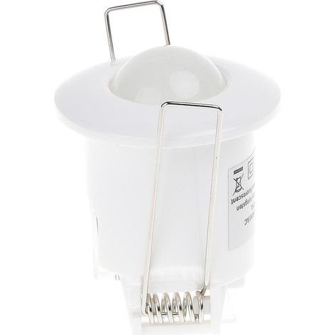 Détecteur de mouvement infrarouge PIR encastré au plafond, réglable, pour interrupteur de lampe, couloir ou entrepôt (1/5)