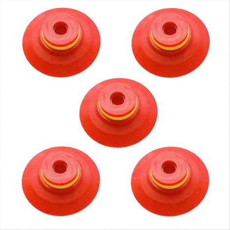 Flacher Industriesaugnapf mit Rippen, 5er-Pack F30 (1/5)