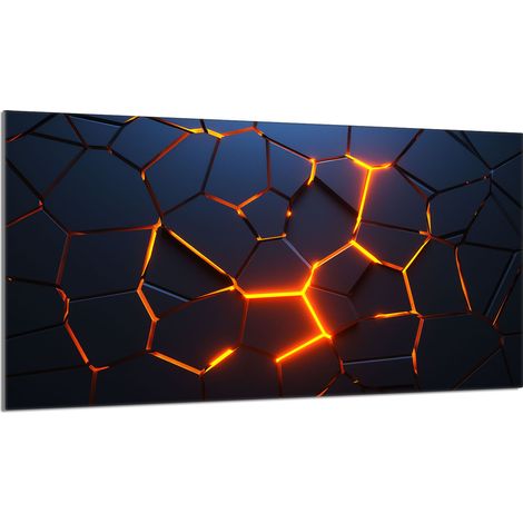 Placa protectora de vidrio para la estufa 90x52 Magma (1/5)