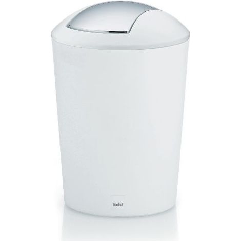 Kela Marta Mülleimer Weiß 5 Liter Minimalistisches Design (1/3)