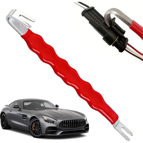Outil de Dépose Bornes Électriques Séparateur Universel Double Extrémité Outil De Dépose De Connecteur Électrique Voiture pour Électriciens Mécaniciens (1/5)
