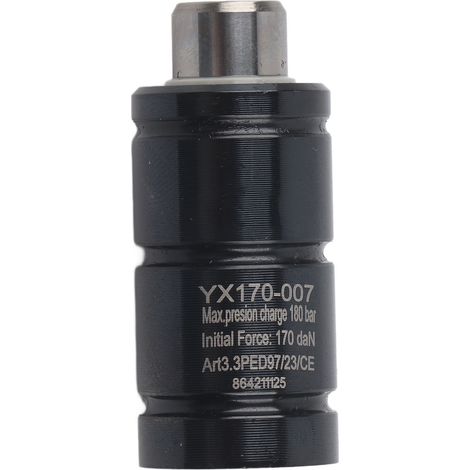 Ressort à gaz azote X170 mini cylindre alliage pour pièces d'emboutissage avec valve de gonflage 2800NX170-007 (1/5)