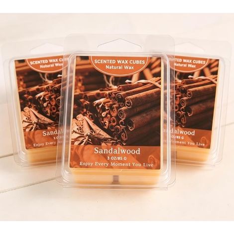 Bougies parfumées au bois de santal, blocs de cire parfumée, cire de soja, blocs de parfum d'ambiance, parfums d'intérieur, sprays d'ambiance (1/5)