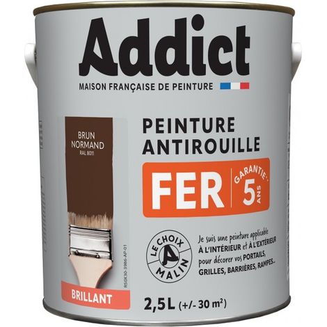 Vernice Ferro 2,5 Litri Marrone Noce - Addict