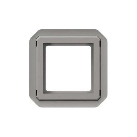 Adaptateur Plexo - - 069582L - Gris - IP20 - Compatible Mosaic (1/3)
