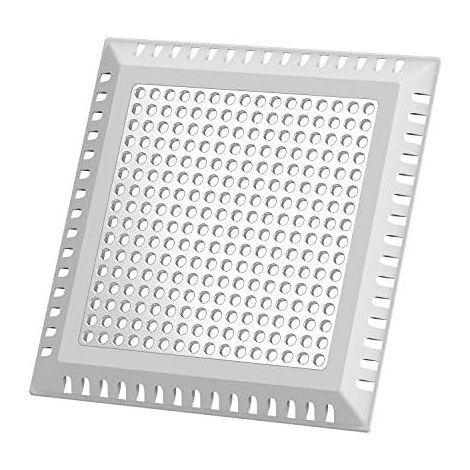 Récupérateur de cheveux/Crémaillère de bonde/Couvercle de bonde de douche pour siphon de sol de salle de bain, acier inoxydable et silicone (Produit breveté) (1/5)