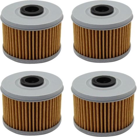 Lot de 4 filtres à huile pour XL125V XL125V VARADERO 125 2001 2002 2003 2004 2005 2006 2007 2008 2009 2010/XL125V VARADERO DE LUXE 2011 (1/4)