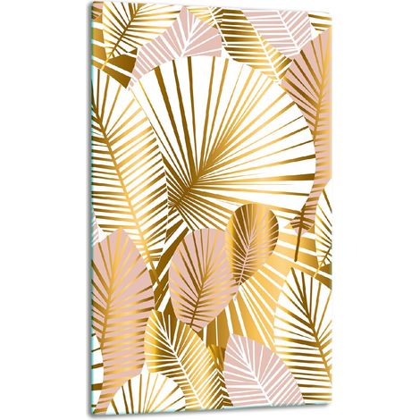 TABLERO DE MESA DE PANEL DE CRISTAL 30x52 PLUMAS (1/5)