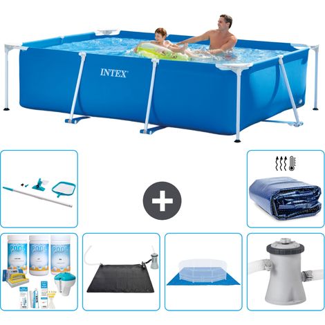 Intex Piscine Tubulaire Rectangulaire - 260x160x65 cm - 7-pièces S20031 (1/5)