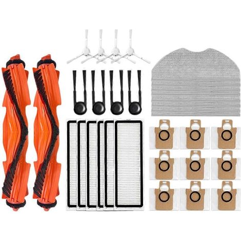 Zubehörset für den Xiaomi H40 / OV51 Saugroboter: Hauptseitenbürste, Reinigungstuch, HEPA-Filter, Staubbeutel, Ersatzteile
